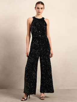 VERO MODA - Black Embellished Jumpsuit