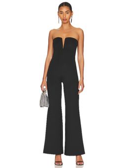 Good American - Strapless V Scuba Jumpsuit