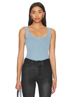 Good American - Indigo Modern Tank Bodysuit