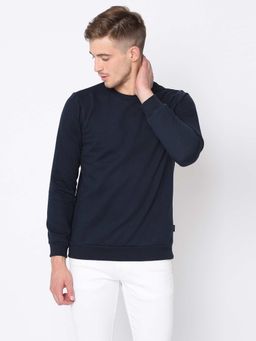 RIGO - Navy Round Neck Sweatshirt For Men