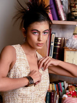 Odette - Animal Print Smooth Wide Bracelet Cuff