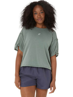 ASICS - Women's Monument Green Nagino Run Adjustable Top