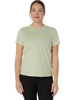 ASICS - Women's Whisper Green Training Core Logo Tee