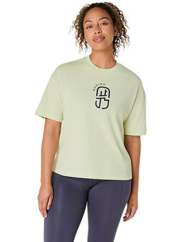 ASICS - Women's Whisper Green Nagino Relaxed Graphic Tee