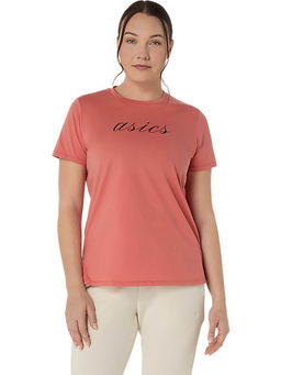 ASICS - Women's Dark Pink Clay Graphic Tee