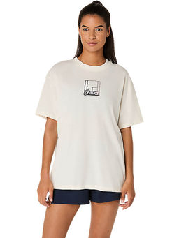 ASICS - Women's White Court Core Graphic Tee