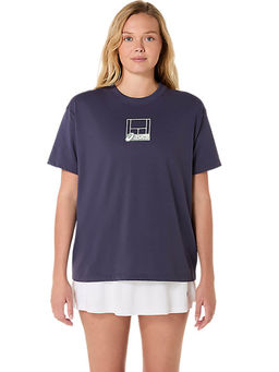 ASICS - Women's Indigo Fog Blue Court Core Graphic Tee
