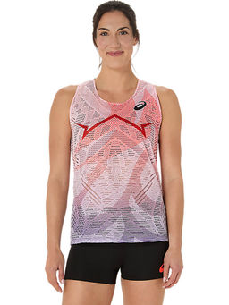 ASICS - Women's Flash Red Metaspeed Singlet