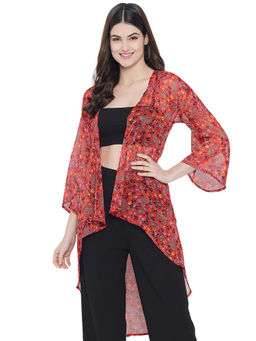 Trend Arrest - Red Waterfall Shrug