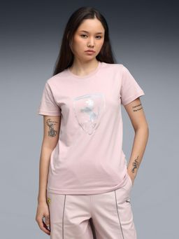 Puma - Pink Printed Regular Fit T-Shirt