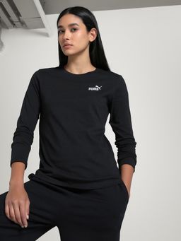 Puma - Black Solid Regular Fit T-Shirt