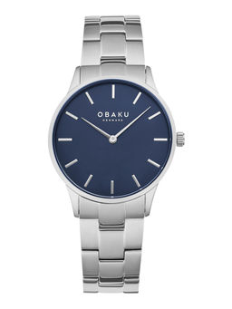Obaku - Lyng Denim V247Gxclsc Analog Blue Dial Watch for Men