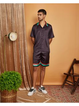 CLUBHAVANA - Cross Bar Premium Soft Satin Shorts