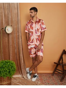 CLUBHAVANA - Earthy Drift Premium Soft Satin Shorts