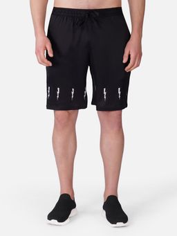 CLUBHAVANA - VOLT BLACK Premium Soft Satin Shorts