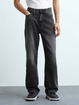 Flying Machine - Mens Cobain Loose Fit Whiskered Jeans