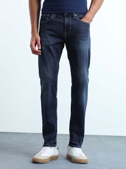 Flying Machine - Mens Slash Slim Tapered Fit Whiskered Jeans