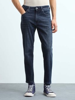 Flying Machine - Mens Manke Relaxed Tapered Fit Whiskered Jeans