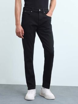 Flying Machine - Mens Slash Slim Tapered Fit Mid Rise Jeans