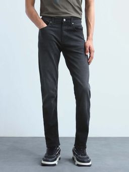 Flying Machine - Mens Slash Slim Tapered Fit Stone Washed Jeans