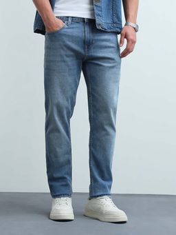 Flying Machine - Mens Slash Slim Tapered Fit Whiskered Jeans