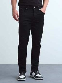 Flying Machine - Mens Manke Relaxed Tapered Fit Mid Rise Jeans