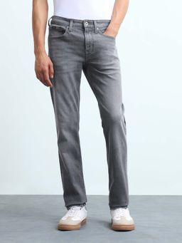 Flying Machine - Mens Freddie Slim Straight Fit Whiskered Jeans