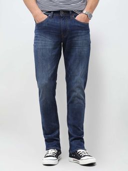 U.S. Polo Assn. Denim Co. - Mens Brandon Slim Tapered Fit Blue Jeans