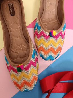 Desi Colour - Lux Multi-Color Juttis