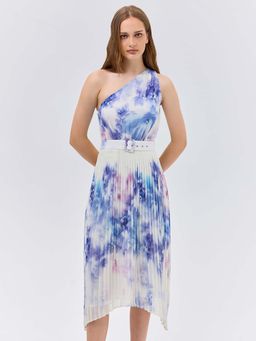 Cover Story - London Atelier Floral Dress with Belt