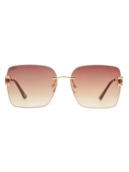 Scott Sunglasses - Square Non-Polarized 100% Uv Protection Smoke Brown Sunglasses (58)