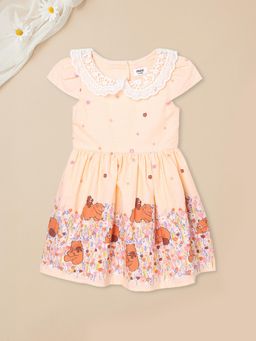 max - Girls Floral Printed Dress