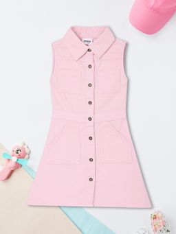 max - Girls Solid A-Line Dress