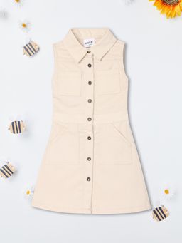 max - Girls Solid A-Line Dress