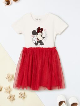 max - Girls Minnie Mouse Sequins Tulle Dress