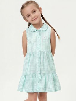 max - Girls Checked Shirt Dress