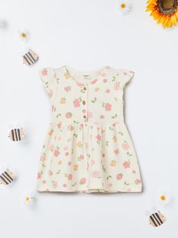max - Girls Floral Print Dress