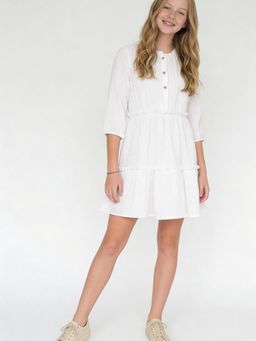 max - Girls Tiered Dress with Camisole