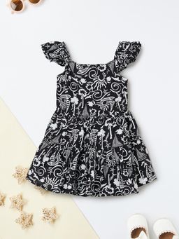 max - Girls Printed Smocked Dress