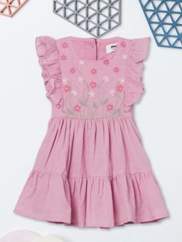 max - Girls Embroidered Dress