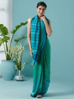 Fabindia - Viscose Modal Printed Sari