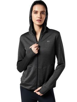 The Souled Store - Grey Tss Active Awesome Anthra Women Knit Jackets