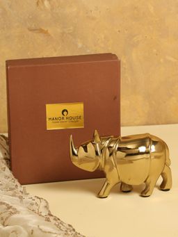 Manor House - Rhino Showpiece In A Gift Box