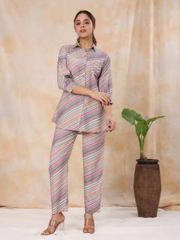 Rangdeep - Gahan Striped Co-Ord Set