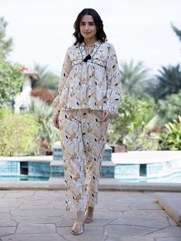 Rangdeep - Gahan Pure Cotton Mandarin Neck Co-Ord Set