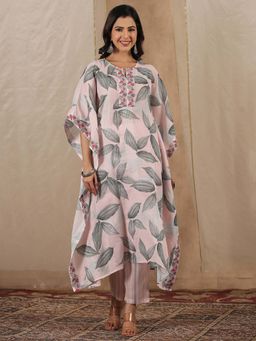 Rangdeep - Floral Kaftan Kurta With Pant