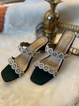 Modanta - Green Diamond Heels