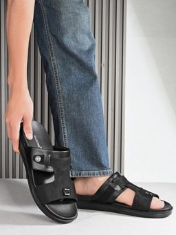Valentino - Men Black Sandals