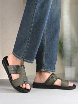 Valentino - Men Olive Sandals