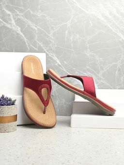 Valentino - Women Maroon Sandals